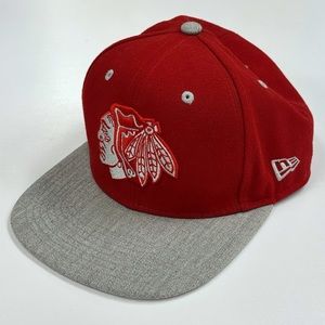 New Era Chicago Blackhawks Snapback Hat NHL Hockey 9fifty